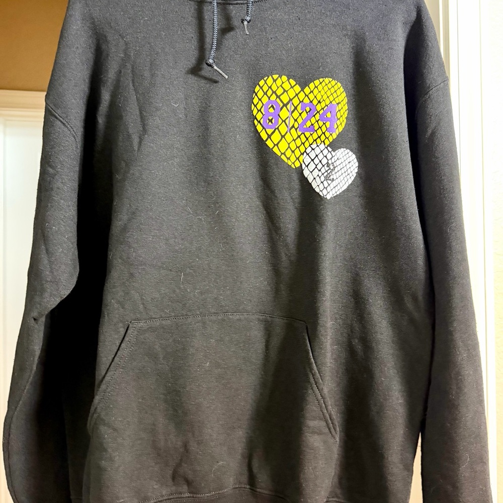 Kobe Bryant and Gigi Clab Black Hoodie with their number!